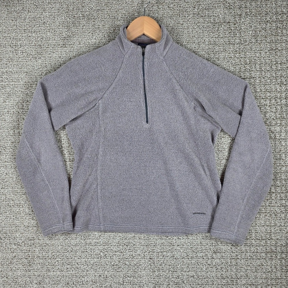 Vintage Patagonia Capilene Womens Small Purple Fleece 1/4 Zip Neck‎ Pullover